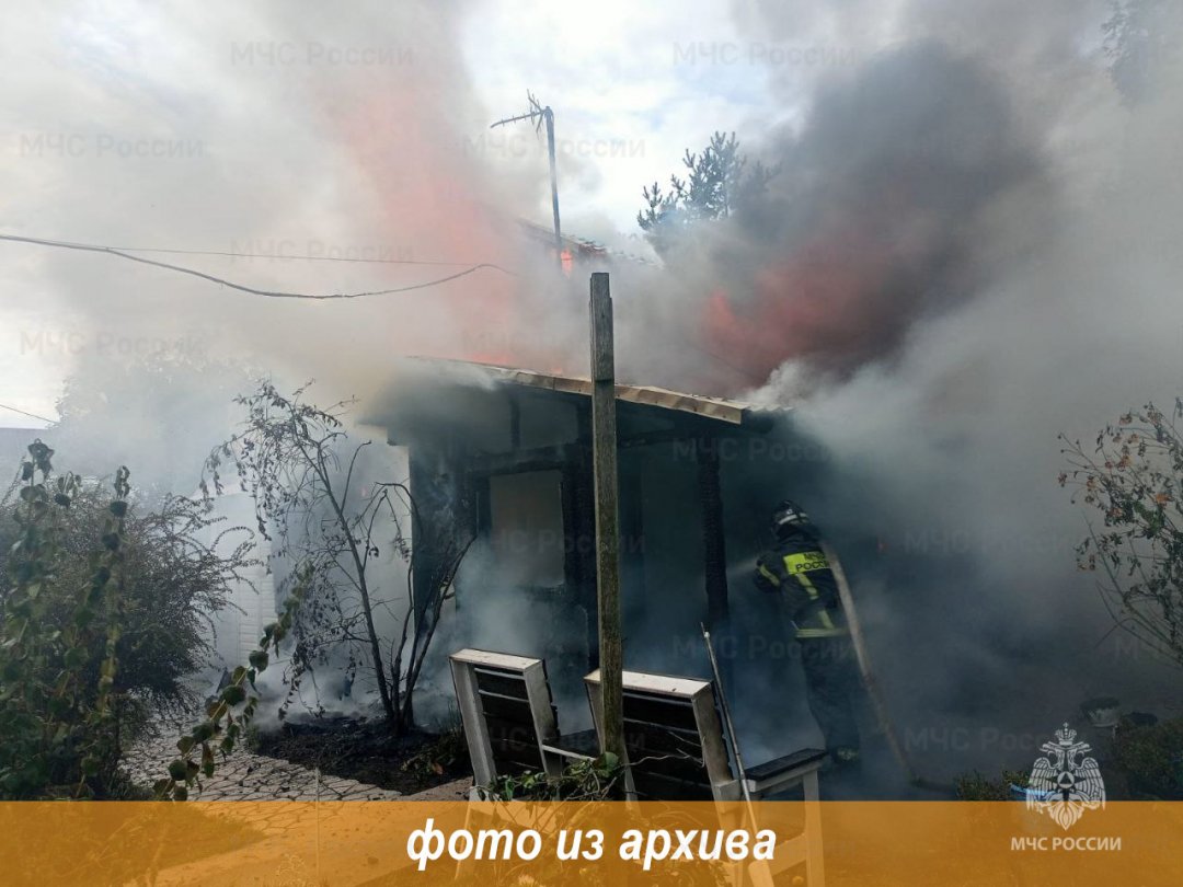 Пожарно-спасательные подразделения Ленинградской области ликвидировали пожар в Выборгском районе