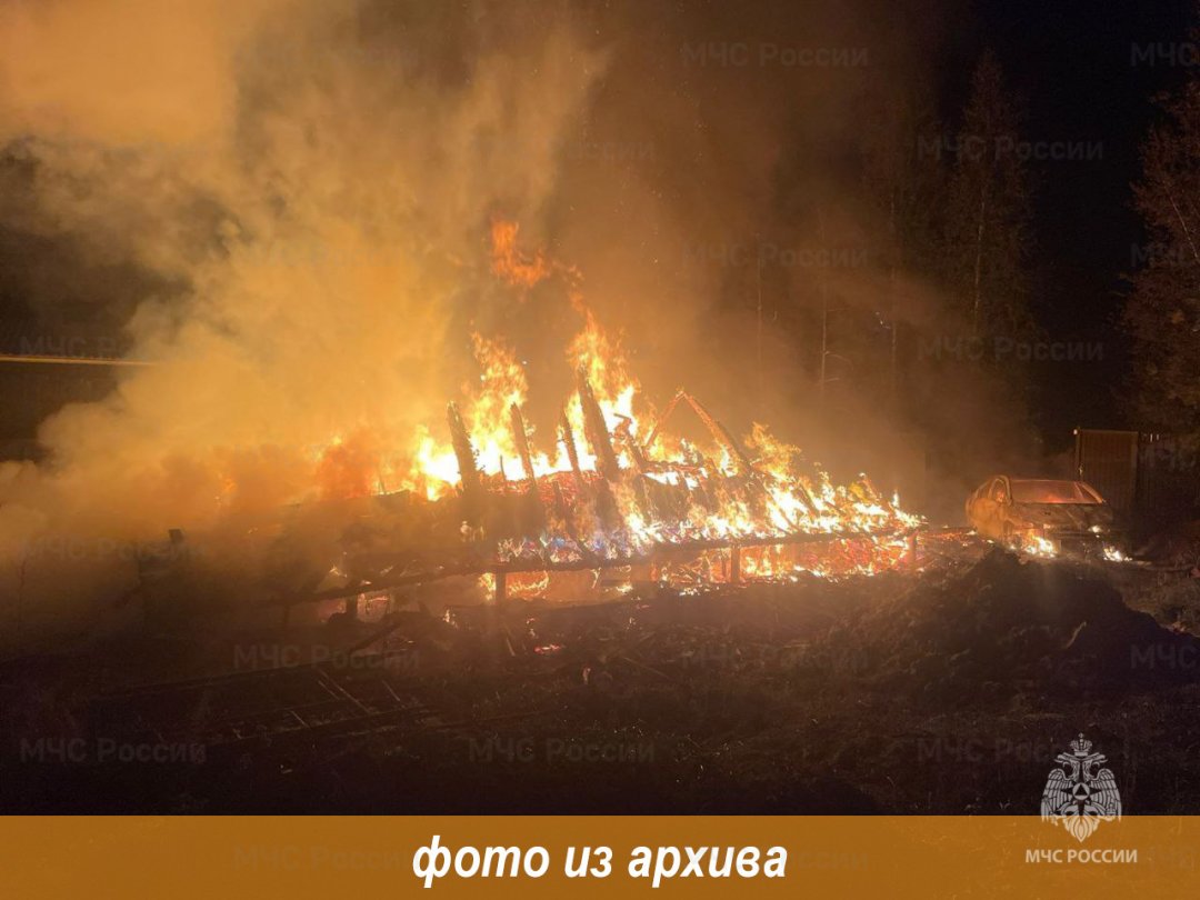 Пожарно-спасательные подразделения Ленинградской области ликвидировали пожар в Выборгском районе