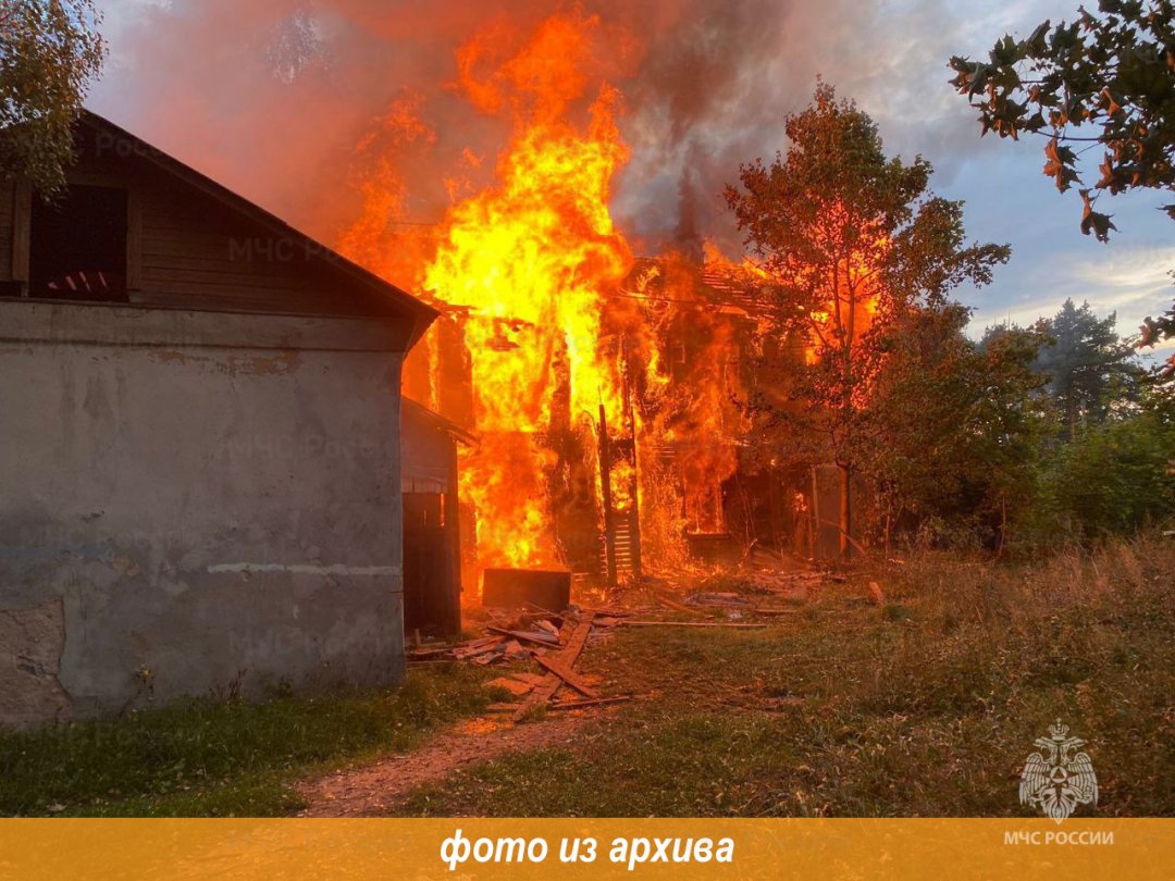 Пожарно-спасательные подразделения Ленинградской области ликвидировали пожар в Выборгском районе