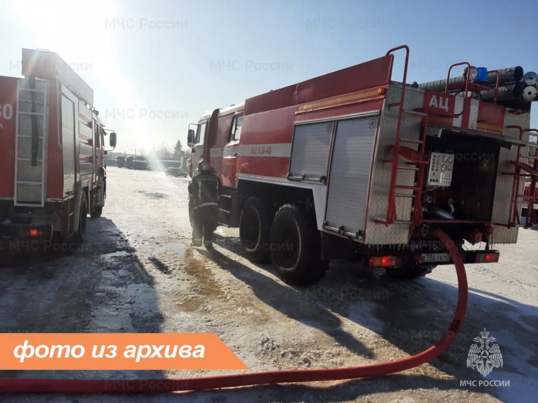 Пожарно-спасательные подразделения Ленинградской области ликвидировали пожар в Выборгском районе