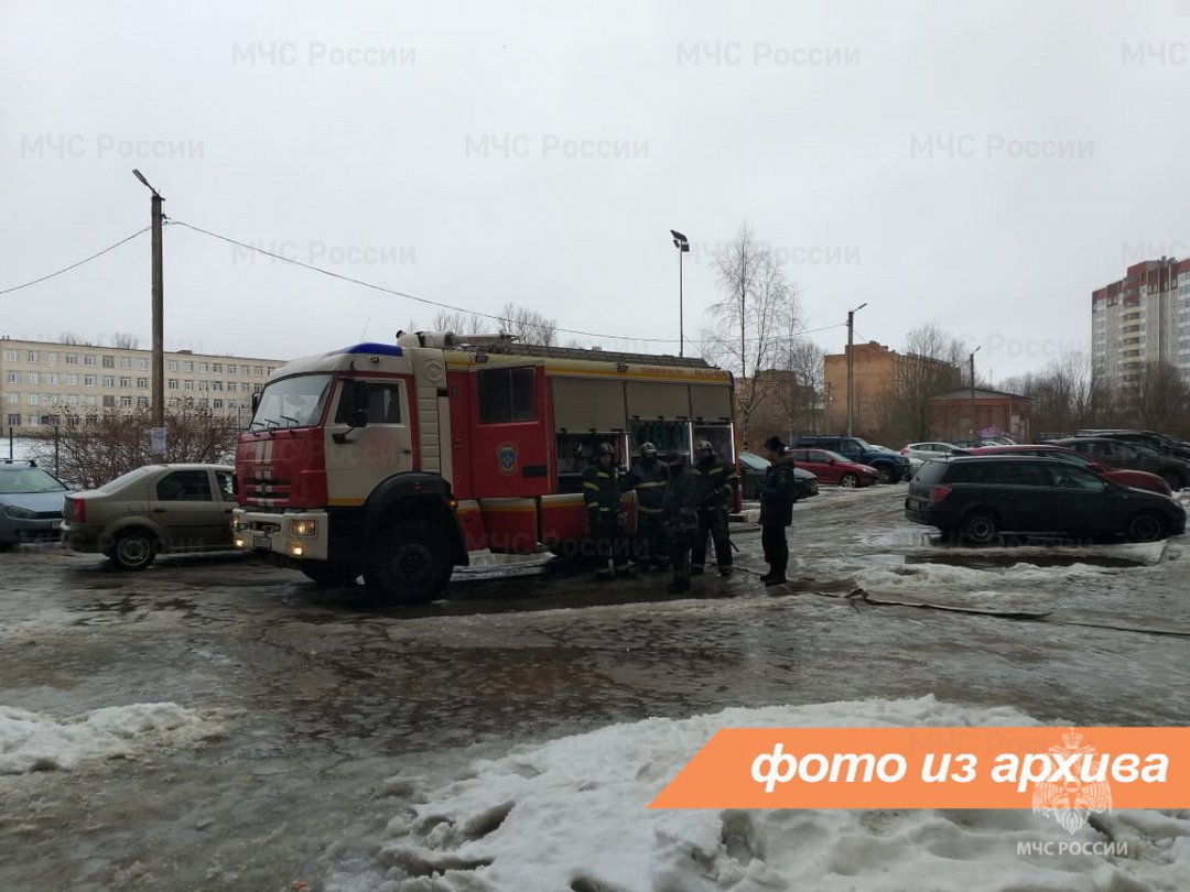 Пожарно-спасательные подразделения Ленинградской области ликвидировали пожар в Выборгском районе